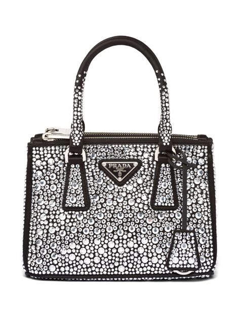 prada artificial crystal bag|bedazzled prada bag.